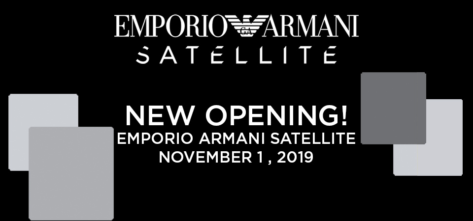 世界初となるエンポリオ アルマーニのコンセプトショップがオープン